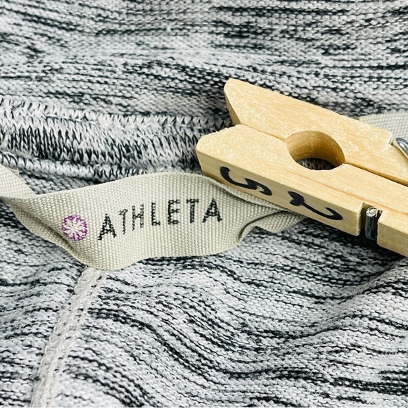 Athleta blissful wrap cardigan sweater hooded grey space dye women's size xs‎ - Picture 5 of 13